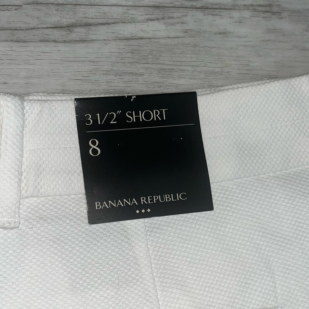 Banana Republic Factory White Shorts Size 10 NWT - Picture 5 of 6